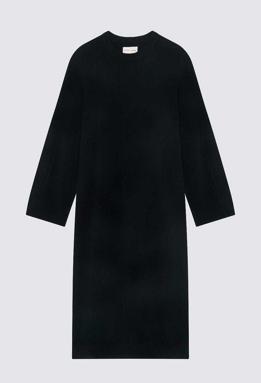 Vetements Loulou Studio | Robe Esna En Cachemire Noir