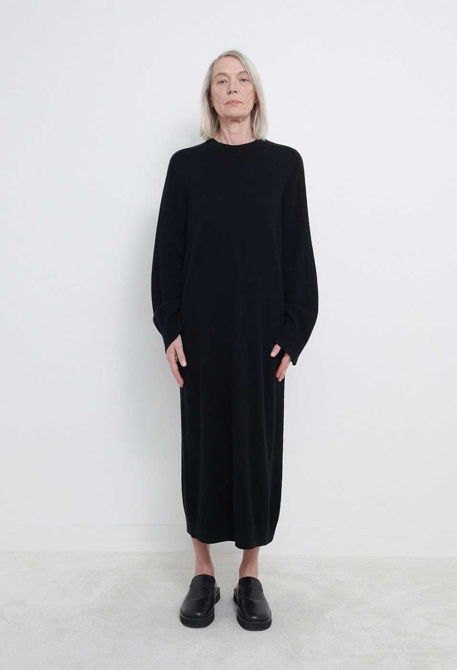 Vetements Loulou Studio | Robe Esna En Cachemire Noir